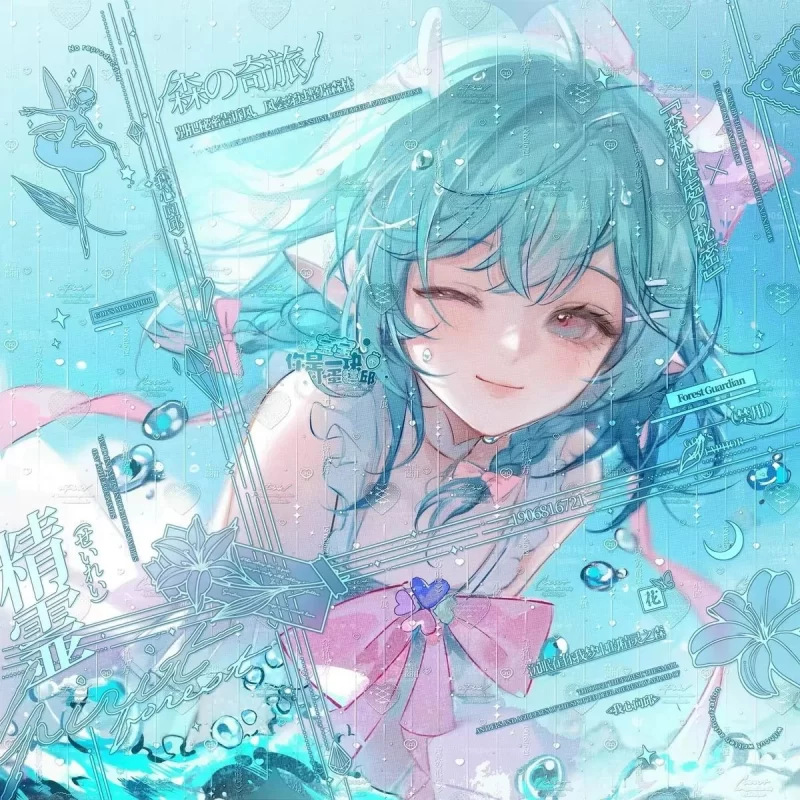 《桃花坞扭蛋零号机1》抱盒48张女生动漫头像原创圈作品集分享-思维日记