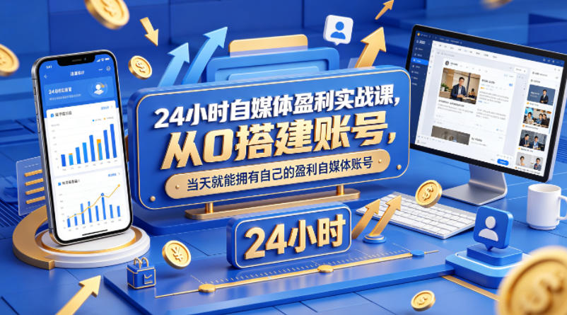 图片[1]-【佑哥内部课】别再傻傻养号了！真正赚钱的自媒体从来不是先做内容，24小时搞定从“卖什么”到“收到钱”全流程-思维日记